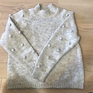 Grey sweater with cute arm detailing